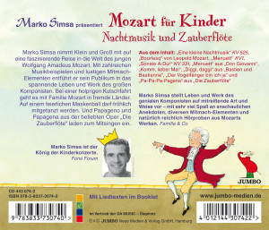 Weitere Ansicht: Mozart Für Kinder.Nachtmusik Und Zauberflöte | Marko Simsa