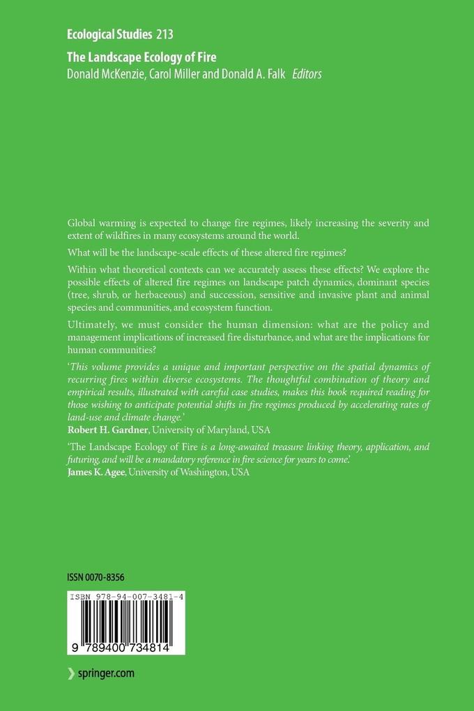 Weitere Ansicht: The Landscape Ecology of Fire