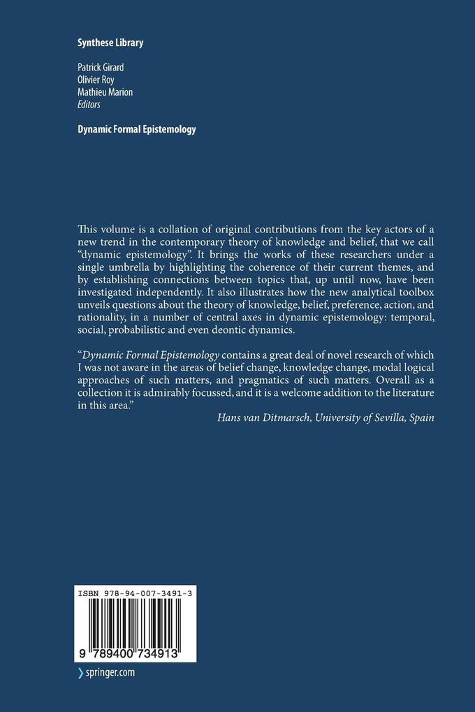 Weitere Ansicht: Dynamic Formal Epistemology