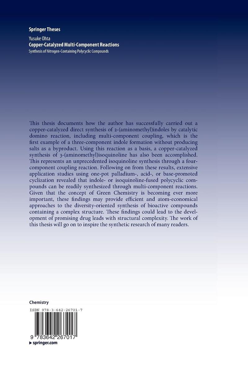 Weitere Ansicht: Copper-Catalyzed Multi-Component Reactions | Yusuke Ohta