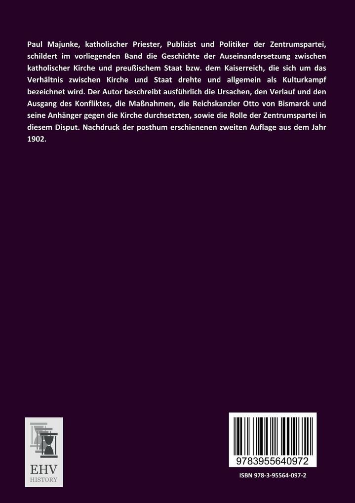 Weitere Ansicht: Geschichte des Kulturkampfes in Preußen-Deutschland | Paul Majunke