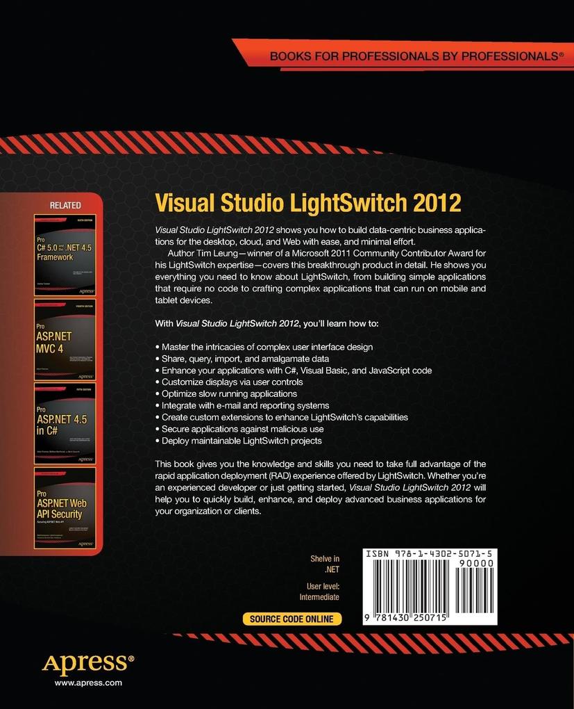 Weitere Ansicht: Visual Studio Lightswitch 2012 | Tim Leung