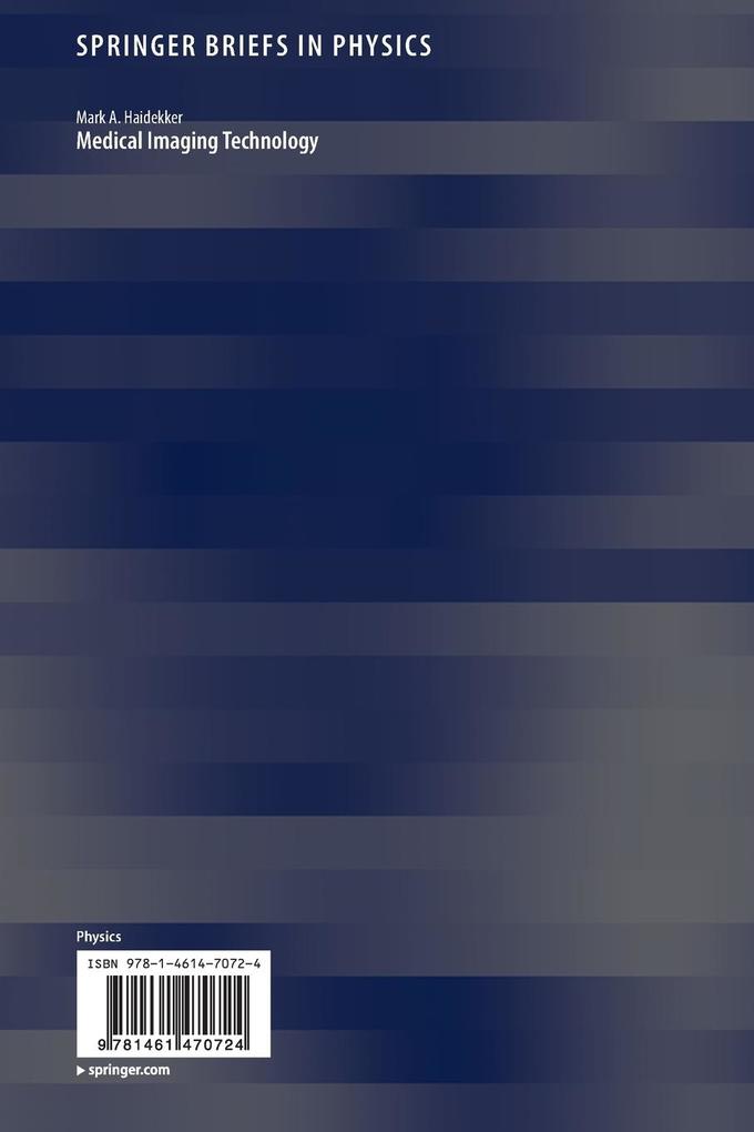 Weitere Ansicht: Medical Imaging Technology | Mark A Haidekker