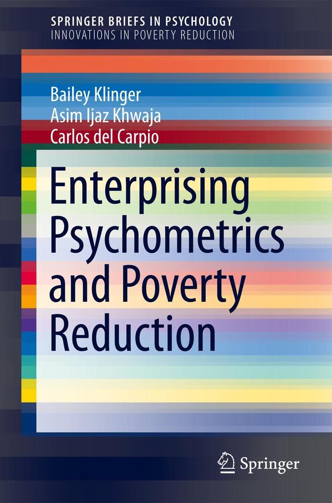Produktbild: Enterprising Psychometrics and Poverty Reduction | Bailey Klinger, Asim Ijaz Khwaja, Carlos Del Carpio