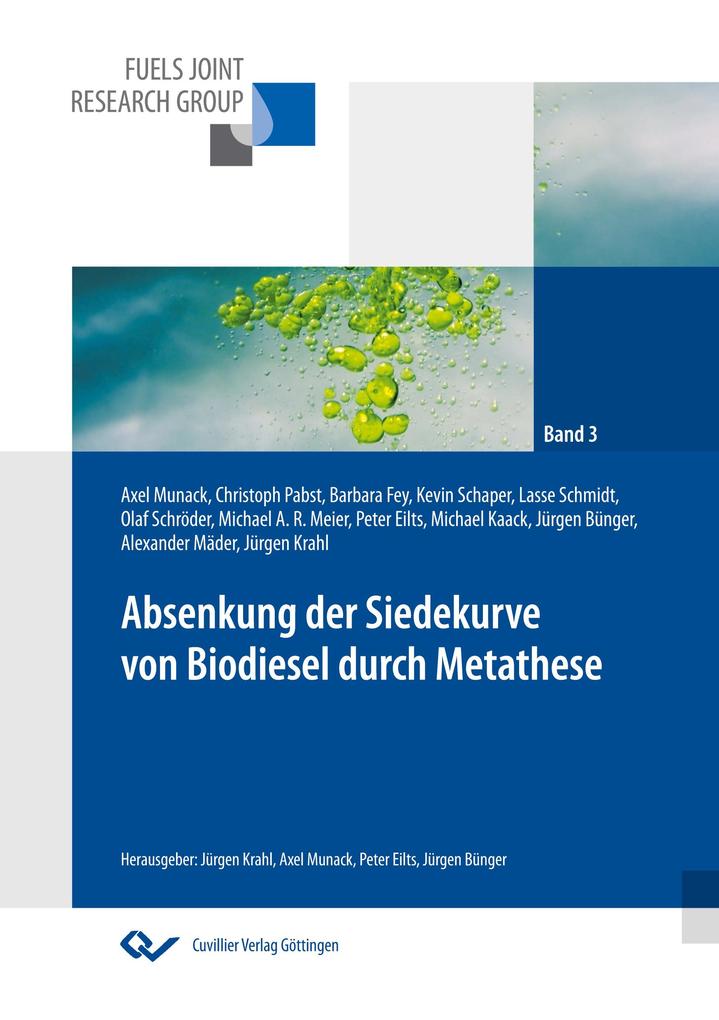 Produktbild: Absenkung der Siedekurve von Biodiesel durch Metathese