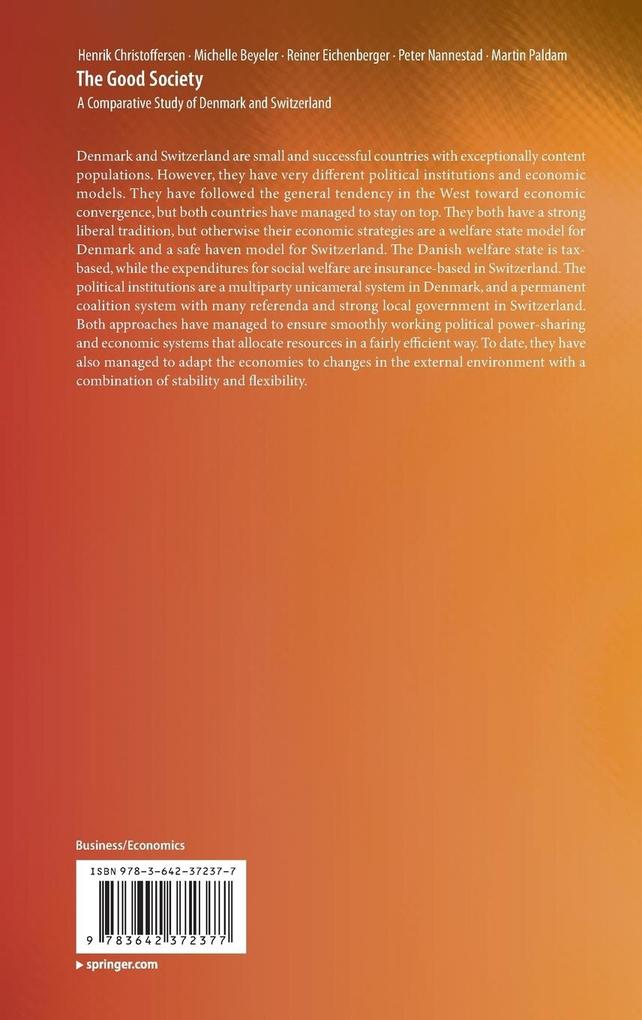 Weitere Ansicht: The Good Society | Henrik Christoffersen, Michelle Beyeler, Reiner Eichenberger, Peter Nannestad, Martin Paldam