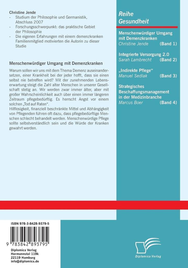 Weitere Ansicht: Menschenwürdiger Umgang mit Demenzkranken | Christine Jende