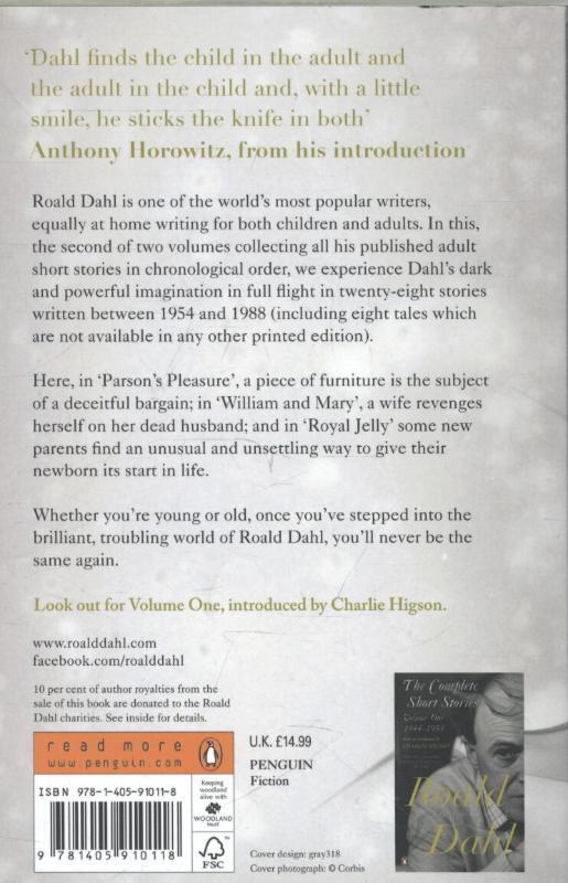Weitere Ansicht: The Complete Short Stories 2 | Roald Dahl