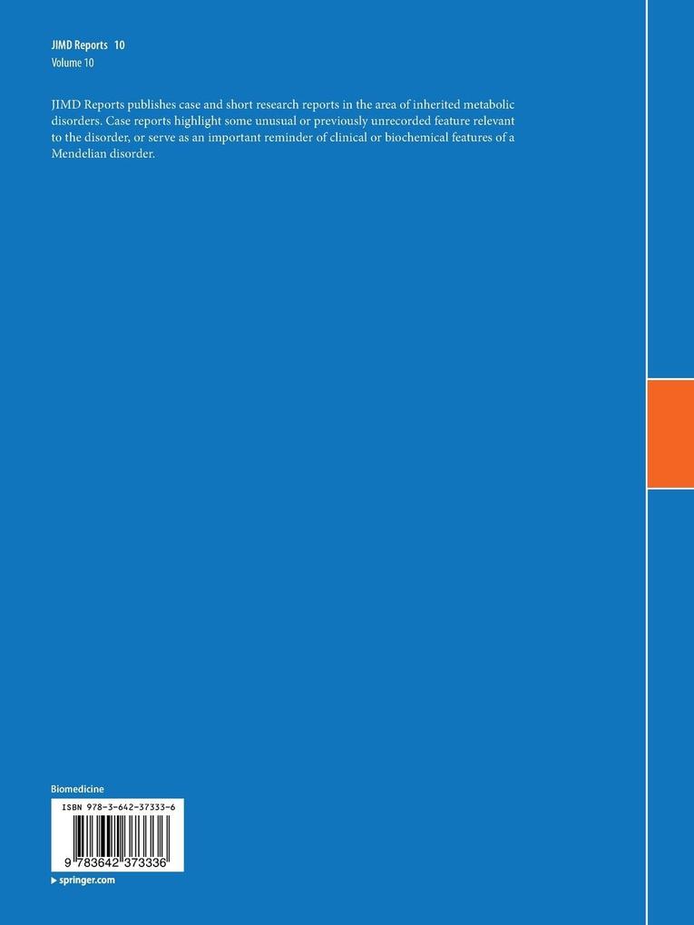 Weitere Ansicht: JIMD Reports - Volume 10
