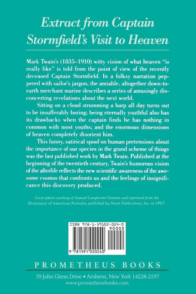 Weitere Ansicht: Extract from Captain Stormfield's Visit to Heaven | Mark Twain