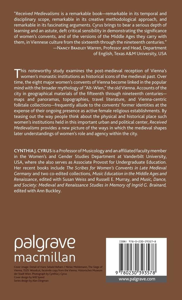 Weitere Ansicht: Received Medievalisms | C. Cyrus