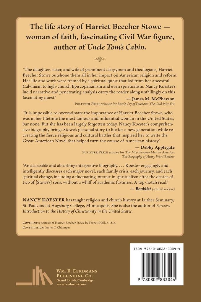 Weitere Ansicht: Harriet Beecher Stowe | Nancy Koester