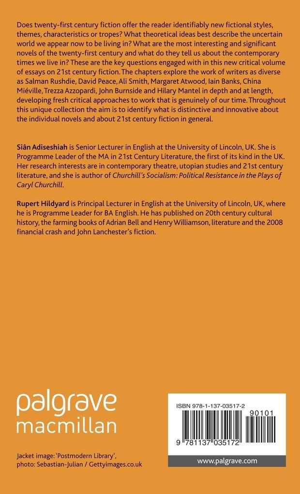 Weitere Ansicht: Twenty-First Century Fiction