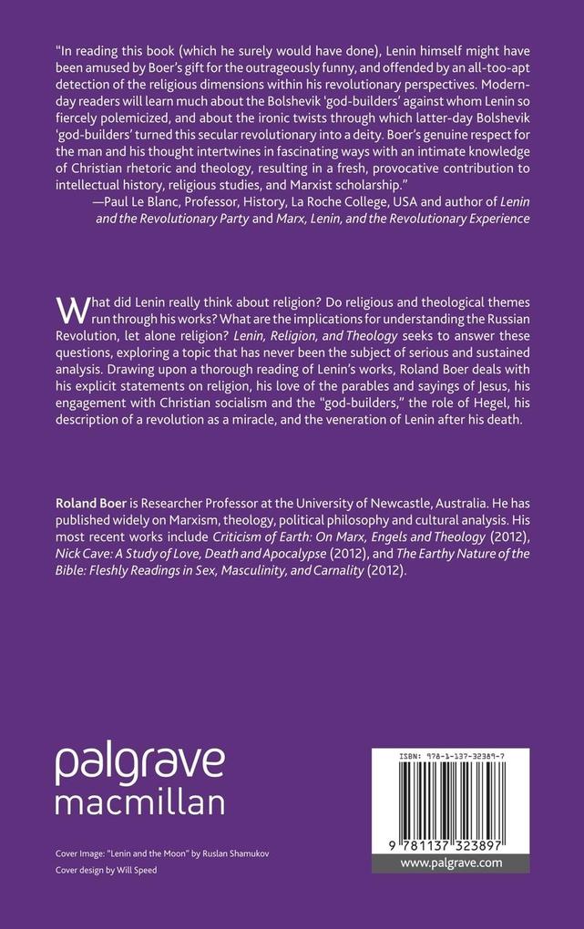 Weitere Ansicht: Lenin, Religion, and Theology | R. Boer
