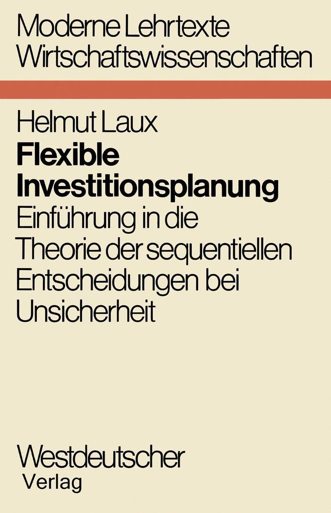 Produktbild: Flexible Investitionsplanung | Helmut Laux