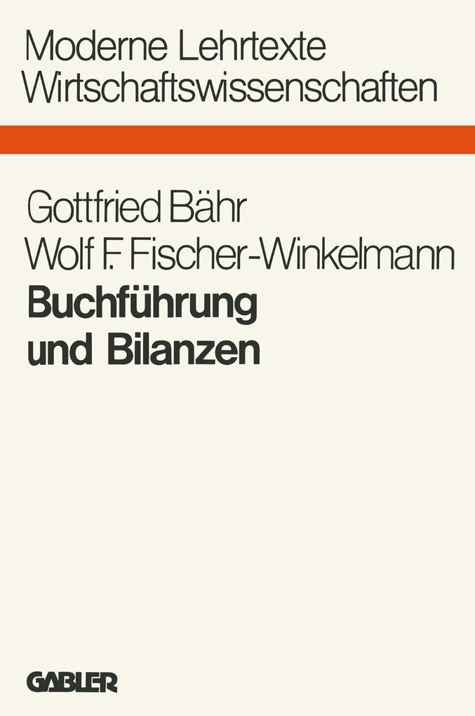 Produktbild: Buchführung und Bilanzen | Gottfried Bähr