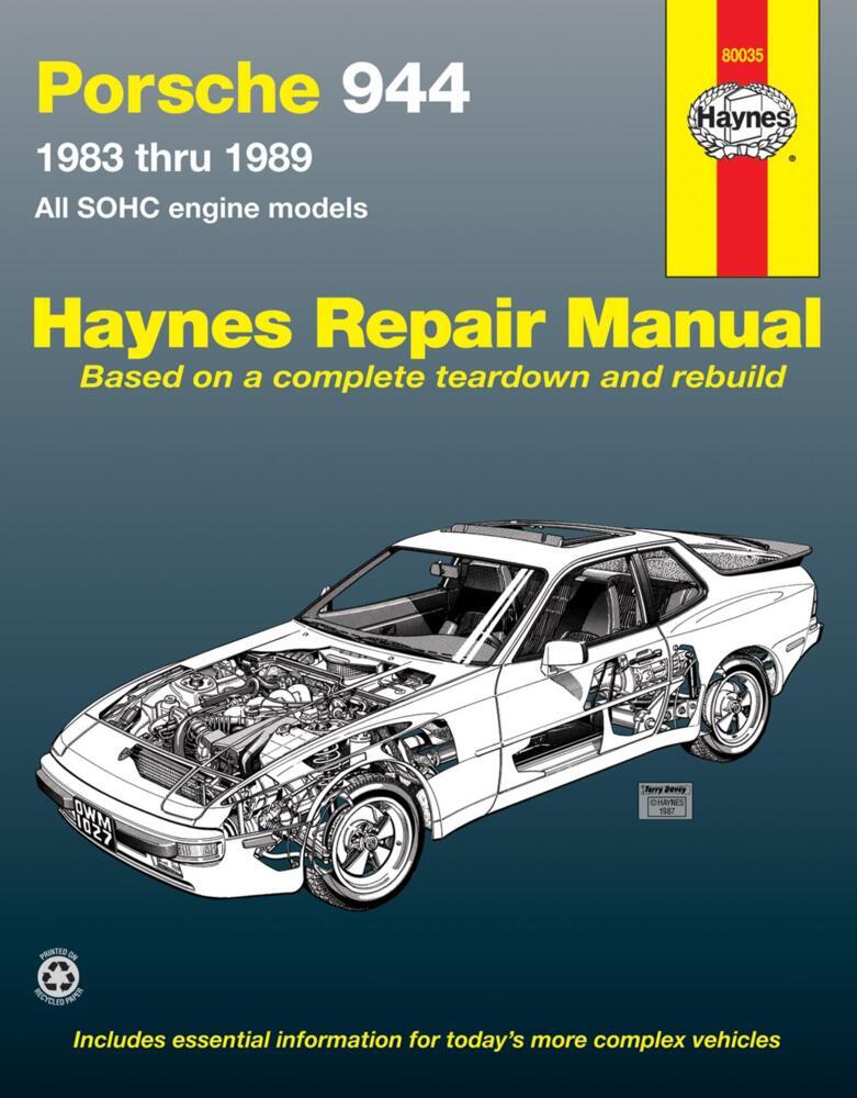 Produktbild: Porsche 944 4-cylinder (1983-1989) HaynesRepair Manual(USA) | Haynes Publishing, J H Haynes