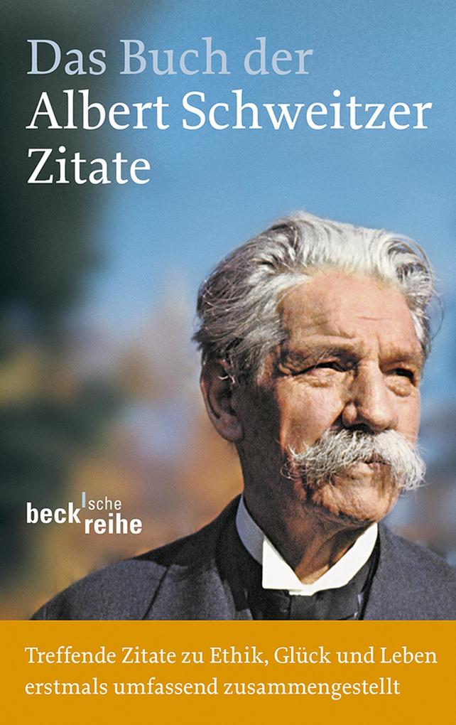 Produktbild: Das Buch der Albert-Schweitzer-Zitate