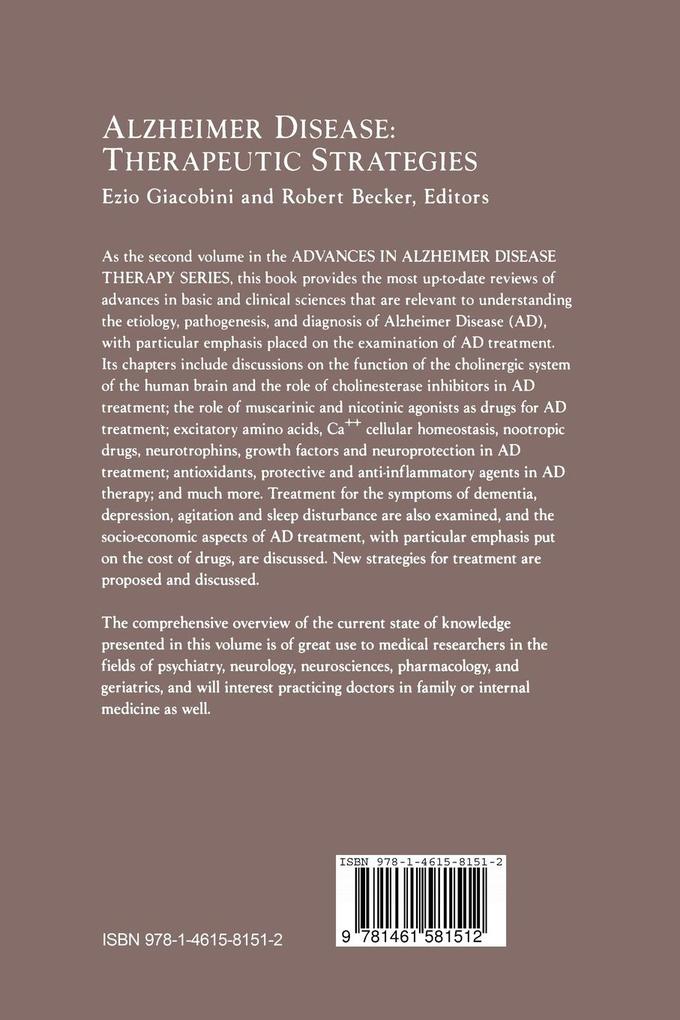 Weitere Ansicht: Alzheimer Disease | D. L. Smith, J. M. Barton