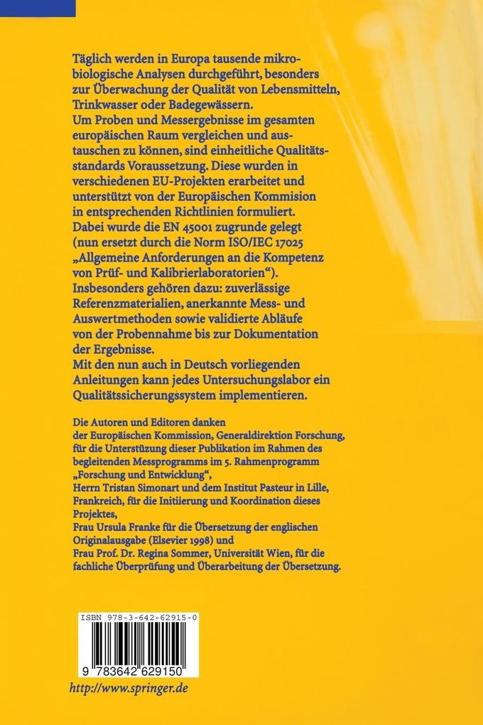 Weitere Ansicht: Mikrobiologische Analysen: Richtlinien zur Qualitätssicherung | N. F. Lightfoot, Eddie A. Maier