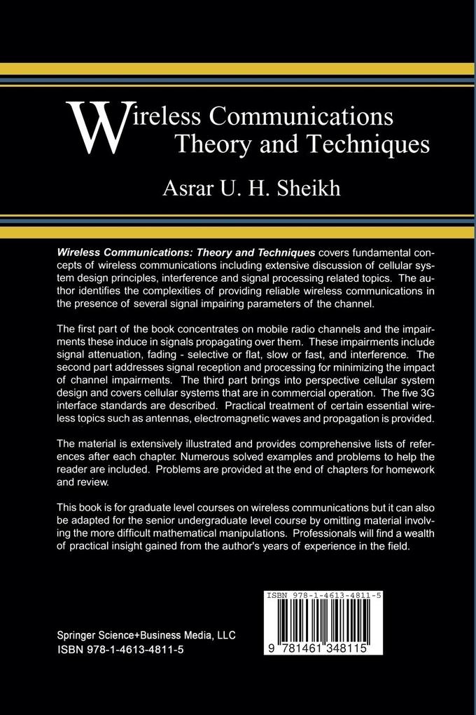 Weitere Ansicht: Wireless Communications | Asrar U. H. Sheikh