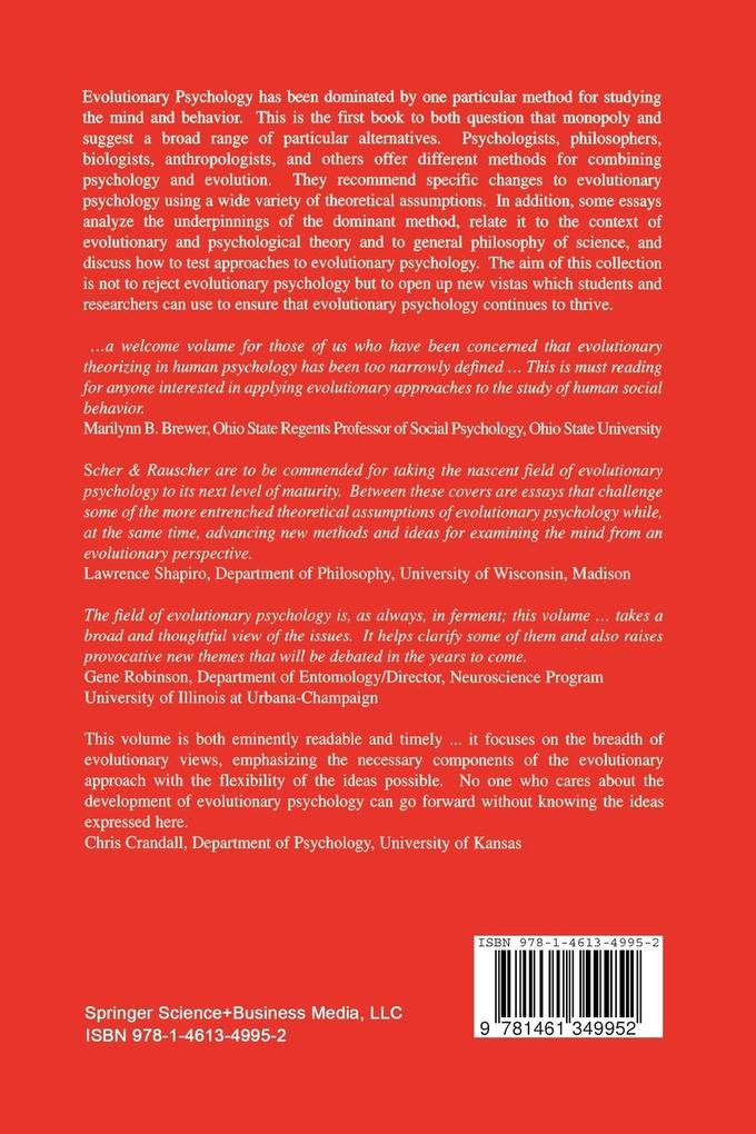 Weitere Ansicht: Evolutionary Psychology