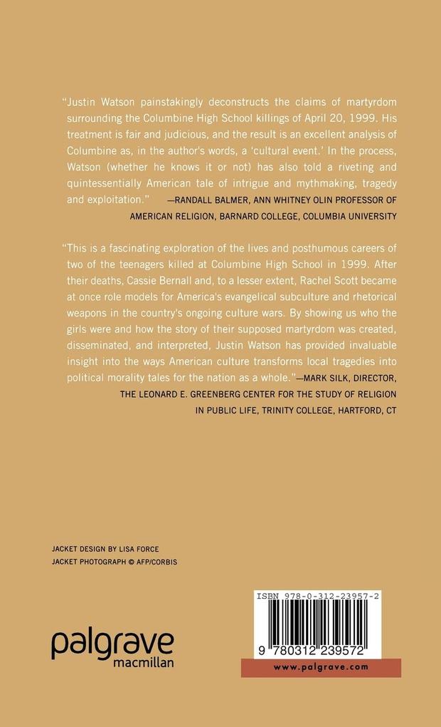 Weitere Ansicht: The Martyrs of Columbine | J. Watson