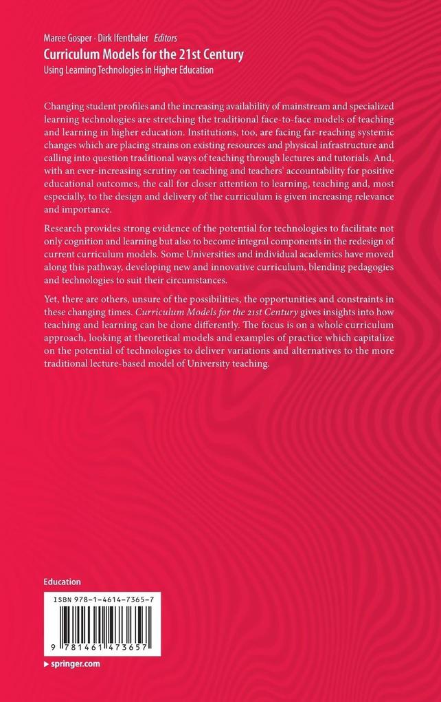 Weitere Ansicht: Curriculum Models for the 21st Century