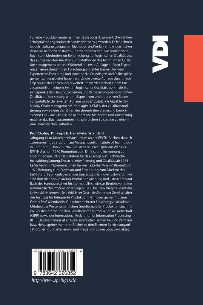 Weitere Ansicht: Erfolgsfaktor Logistikqualität