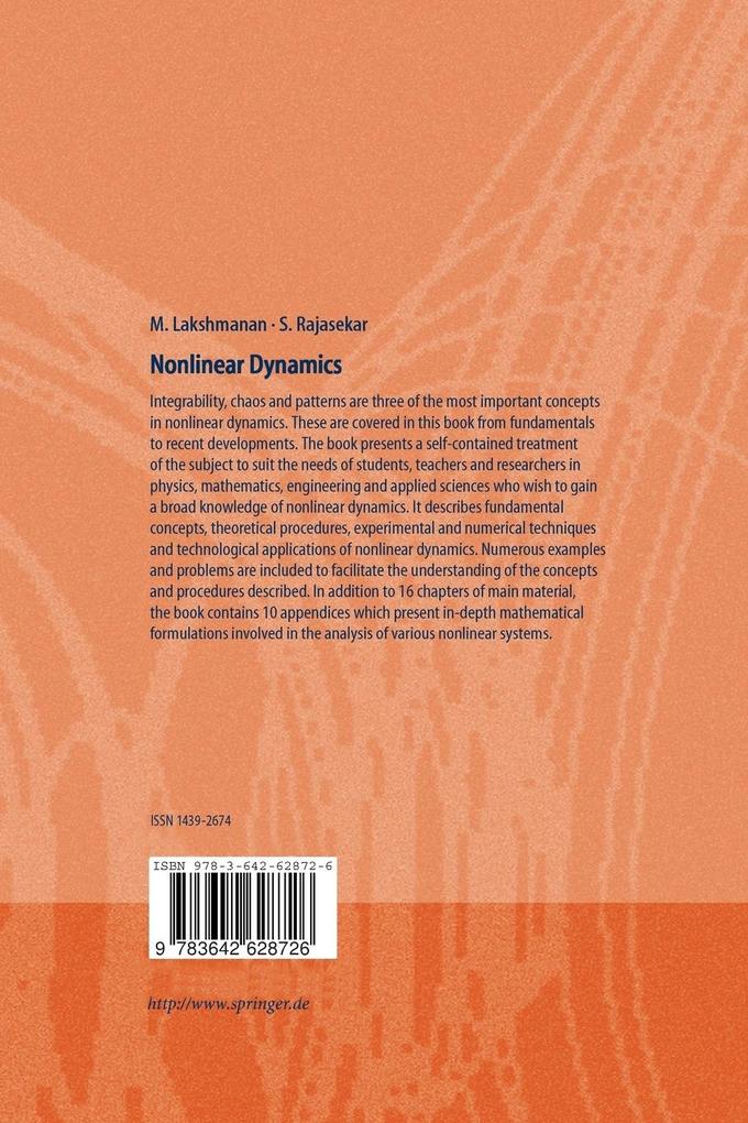 Weitere Ansicht: Nonlinear Dynamics | Muthusamy Lakshmanan, Shanmuganathan Rajaseekar
