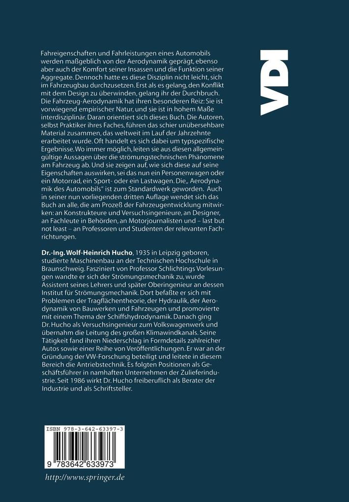 Weitere Ansicht: Aerodynamik des Automobils