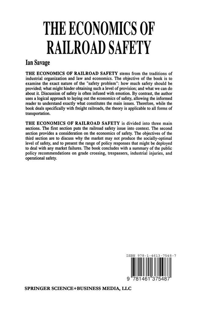 Weitere Ansicht: The Economics of Railroad Safety | Ian Savage