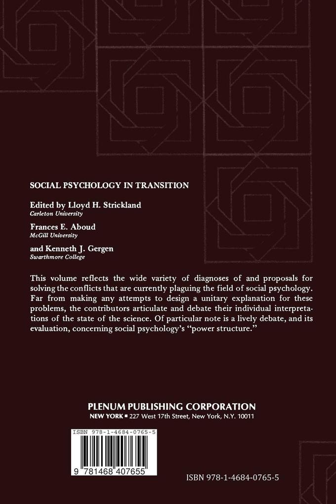 Weitere Ansicht: Psychology of Development and History | Klaus Riegel