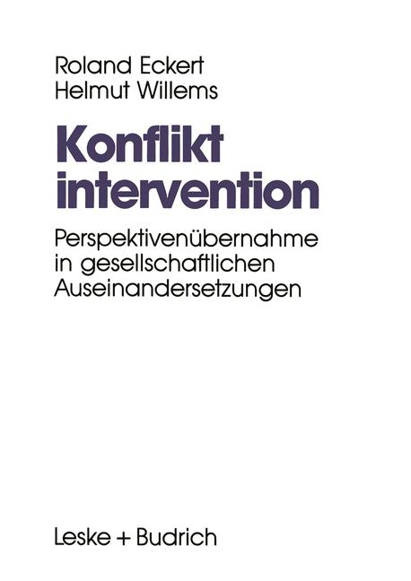 Weitere Ansicht: Konfliktintervention | Roland Eckert