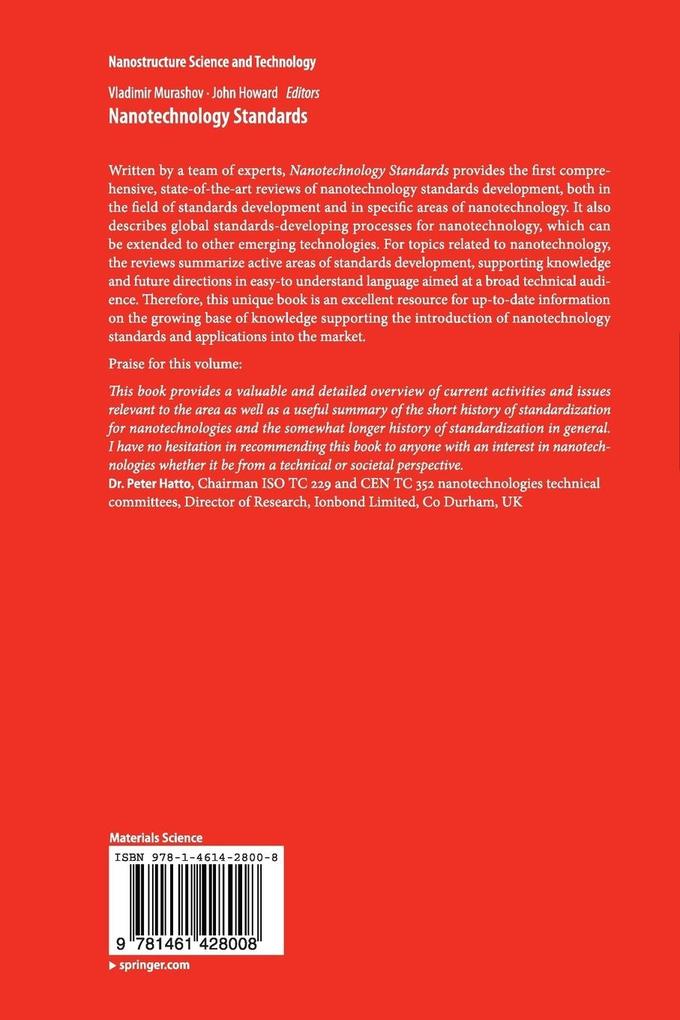 Weitere Ansicht: Nanotechnology Standards