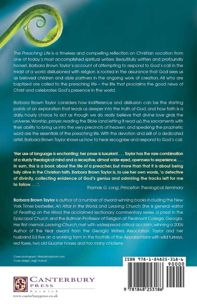 Weitere Ansicht: The Preaching Life | Barbara Brown Taylor