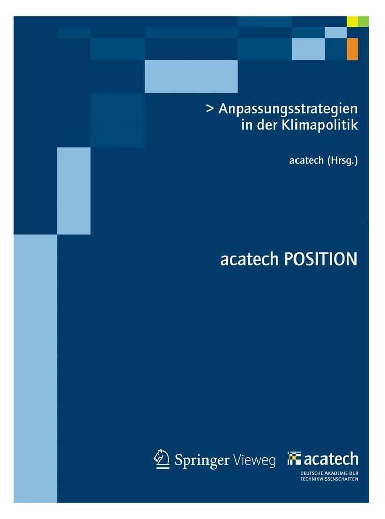Produktbild: Anpassungsstrategien in der Klimapolitik