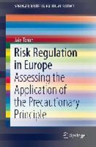 Produktbild: Risk Regulation in Europe | Jale Tosun