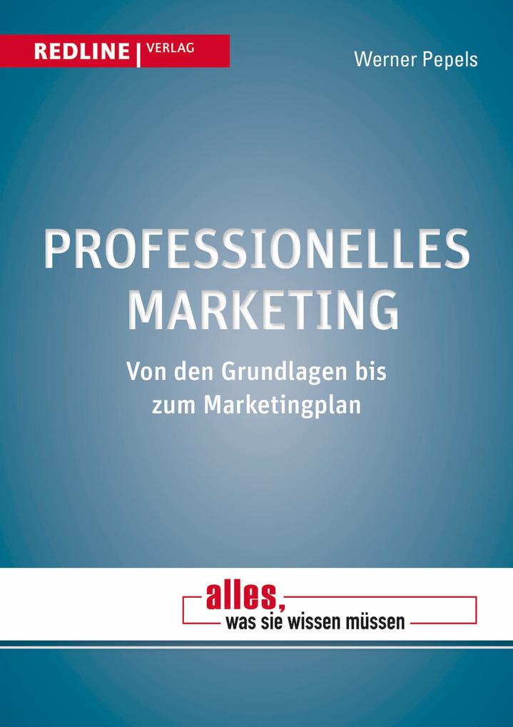 Produktbild: Professionelles Marketing | Werner Pepels