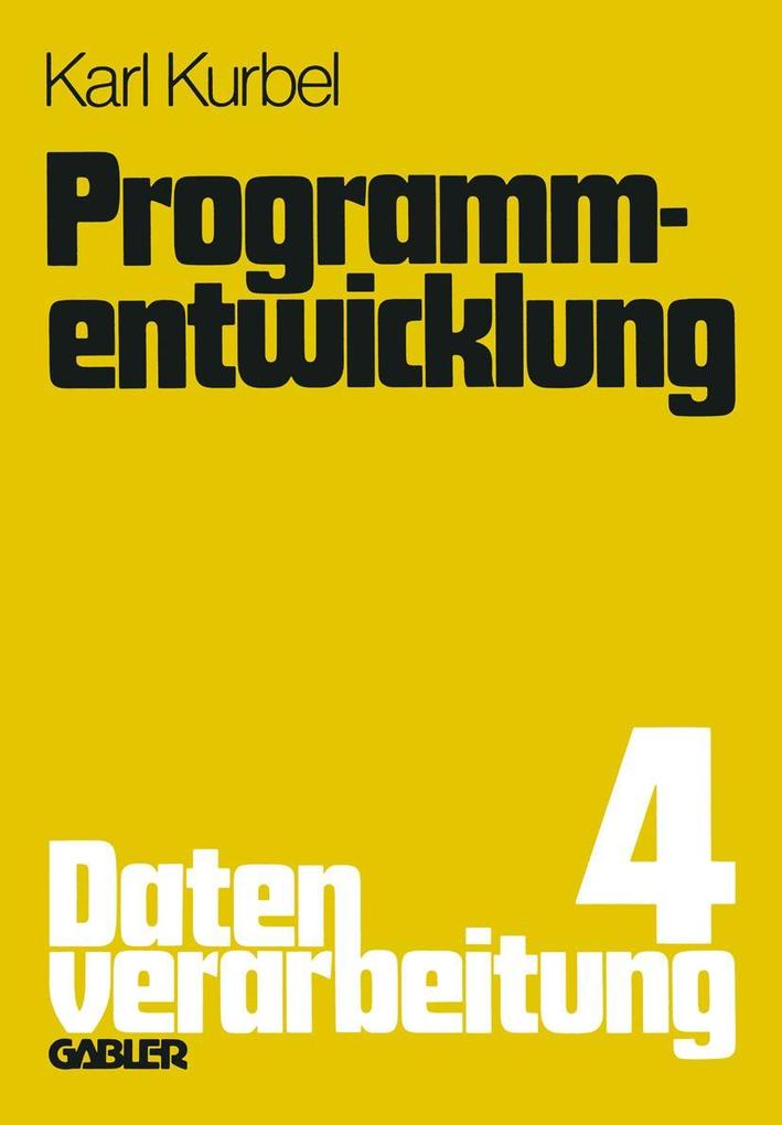 Produktbild: Programmentwicklung | Karl Kurbel
