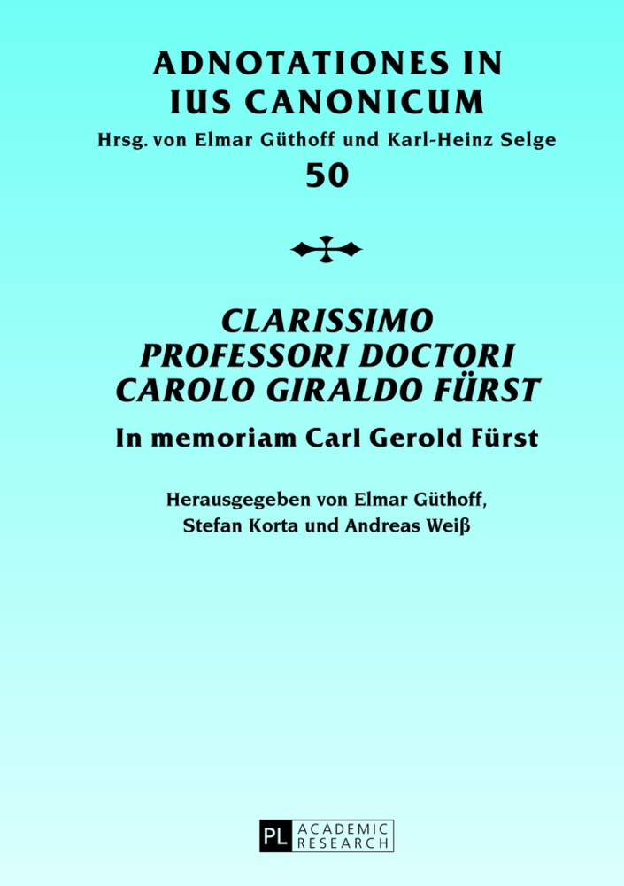 Produktbild: "Clarissimo Professori Doctori Carolo Giraldo Fürst"