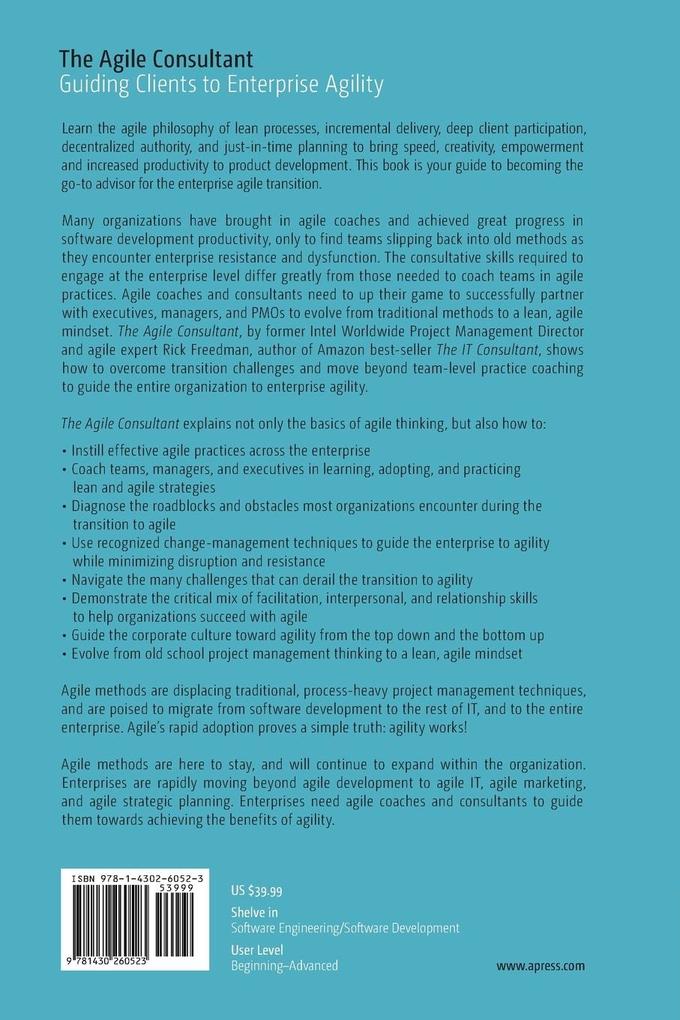 Weitere Ansicht: The Agile Consultant | Rick Freedman