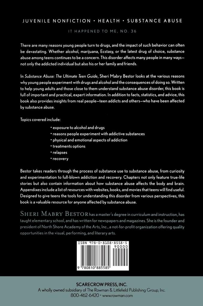 Weitere Ansicht: Substance Abuse | Sheri Mabry Bestor