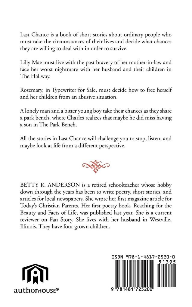 Weitere Ansicht: Last Chance | Betty R. Anderson