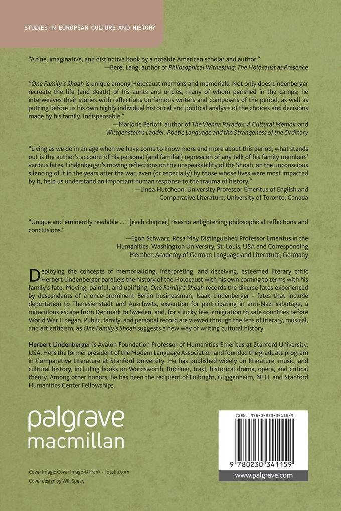 Weitere Ansicht: One Family's Shoah | H. Lindenberger