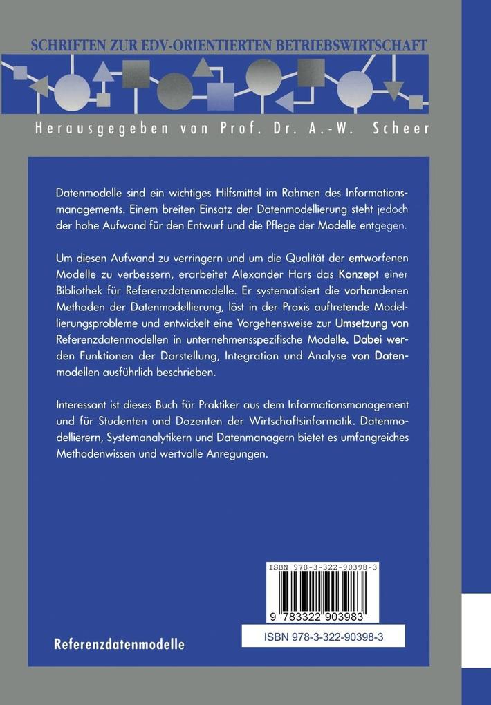 Weitere Ansicht: Referenzdatenmodelle | Alexander Hars