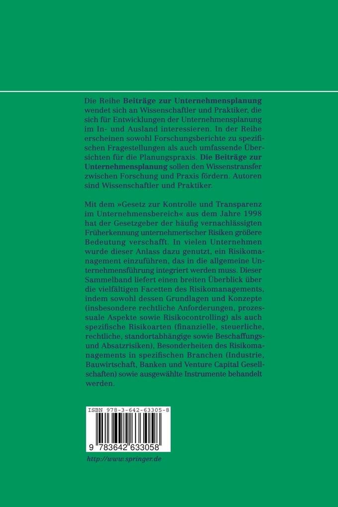 Weitere Ansicht: Risikomanagement