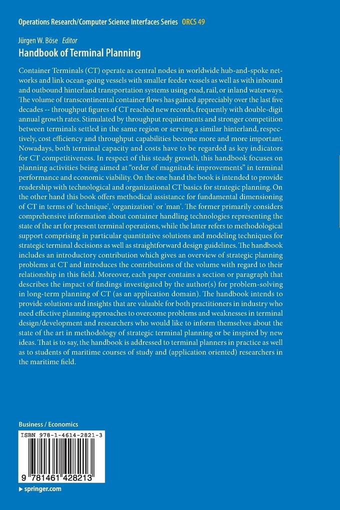 Weitere Ansicht: Handbook of Terminal Planning