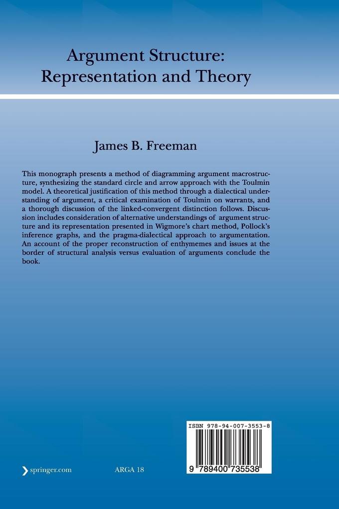 Weitere Ansicht: Argument Structure: | James B. Freeman