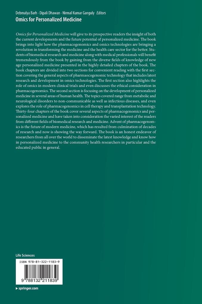 Weitere Ansicht: Omics for Personalized Medicine